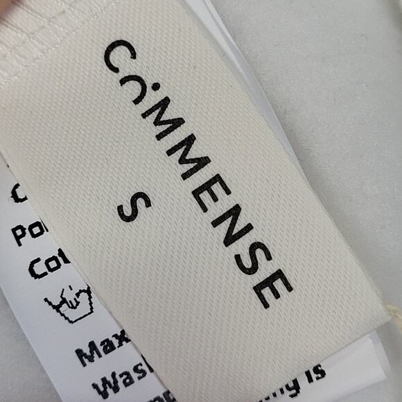 Oversize Sweatshirt NWT Casual White Raglan Sleeve Small Crew Neck - Picture 7 of 9